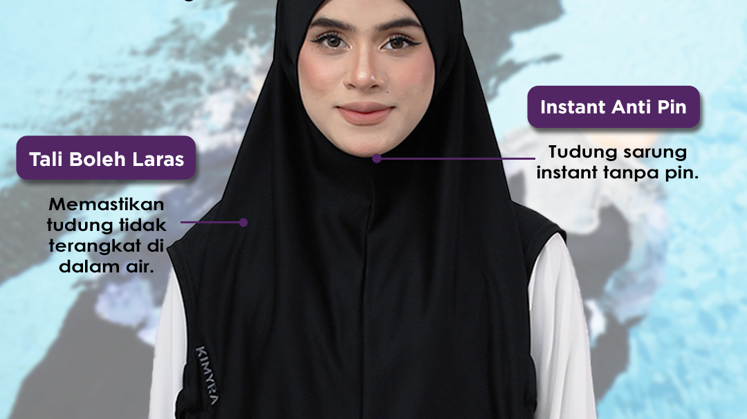 Conquer the Waters with Confidence: Introducing the Non-Flapping Kimaqua Sport Hijab