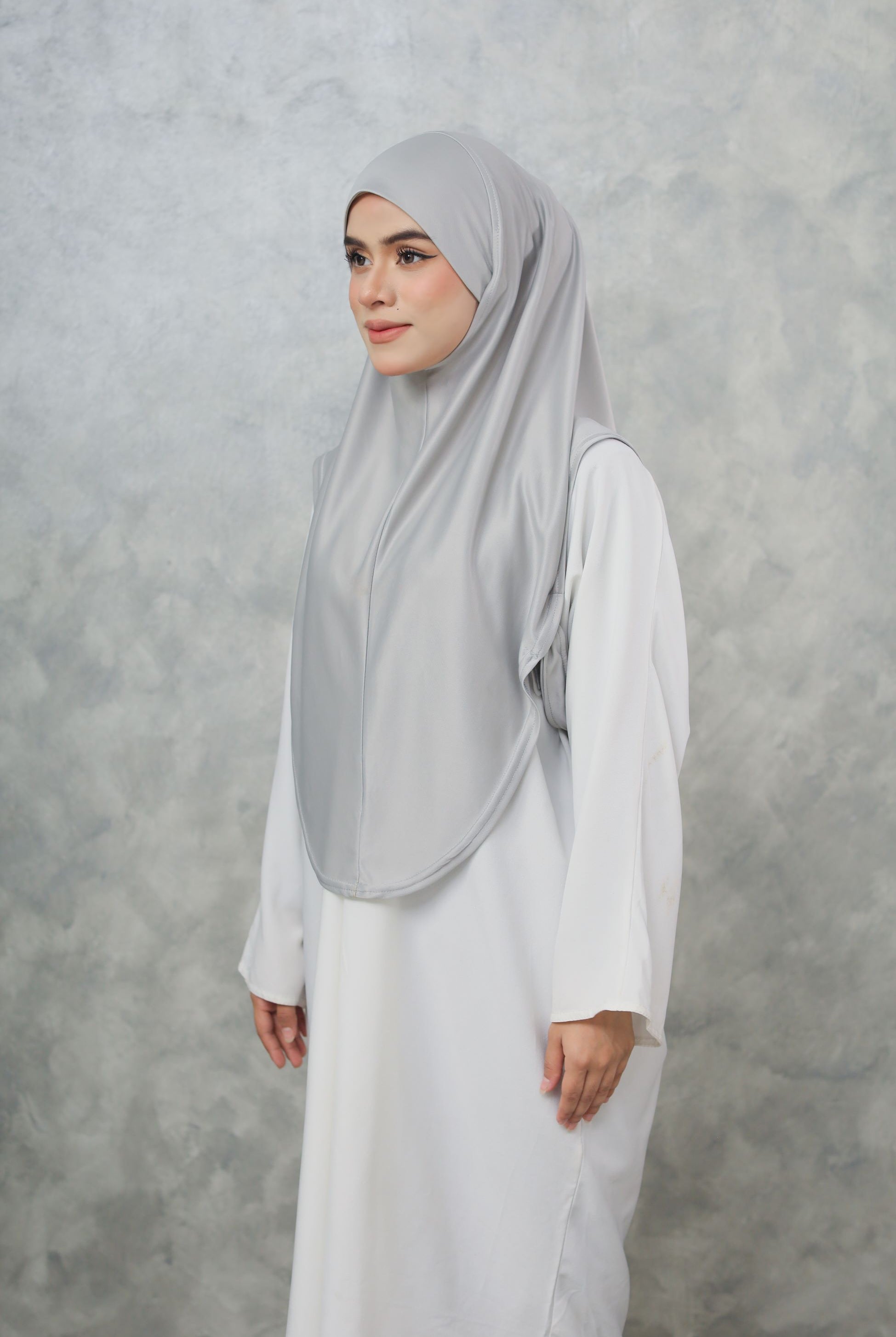 Grey Swimming hijab