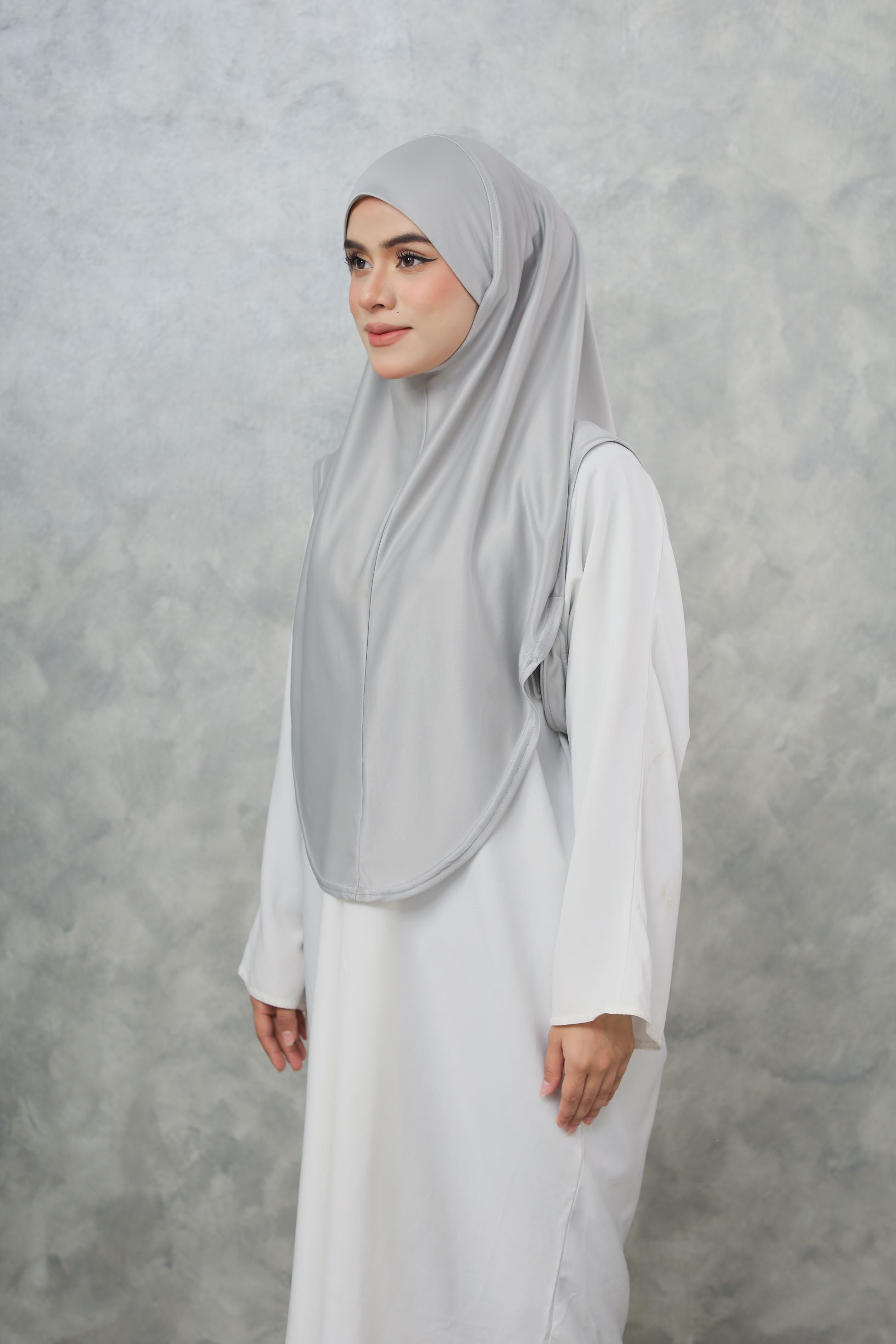 Grey Swimming hijab