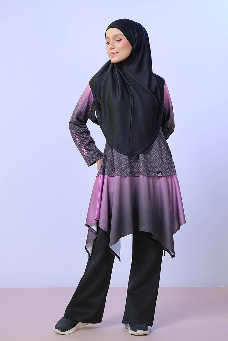 This modest activewear provide comfortness and covers your body, so that you will feel more secure