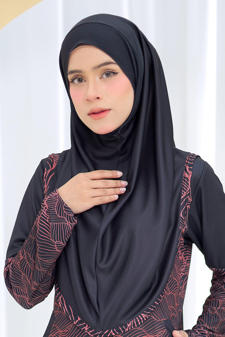 Set sekali baju swimming beserta tudung renang yang cantik