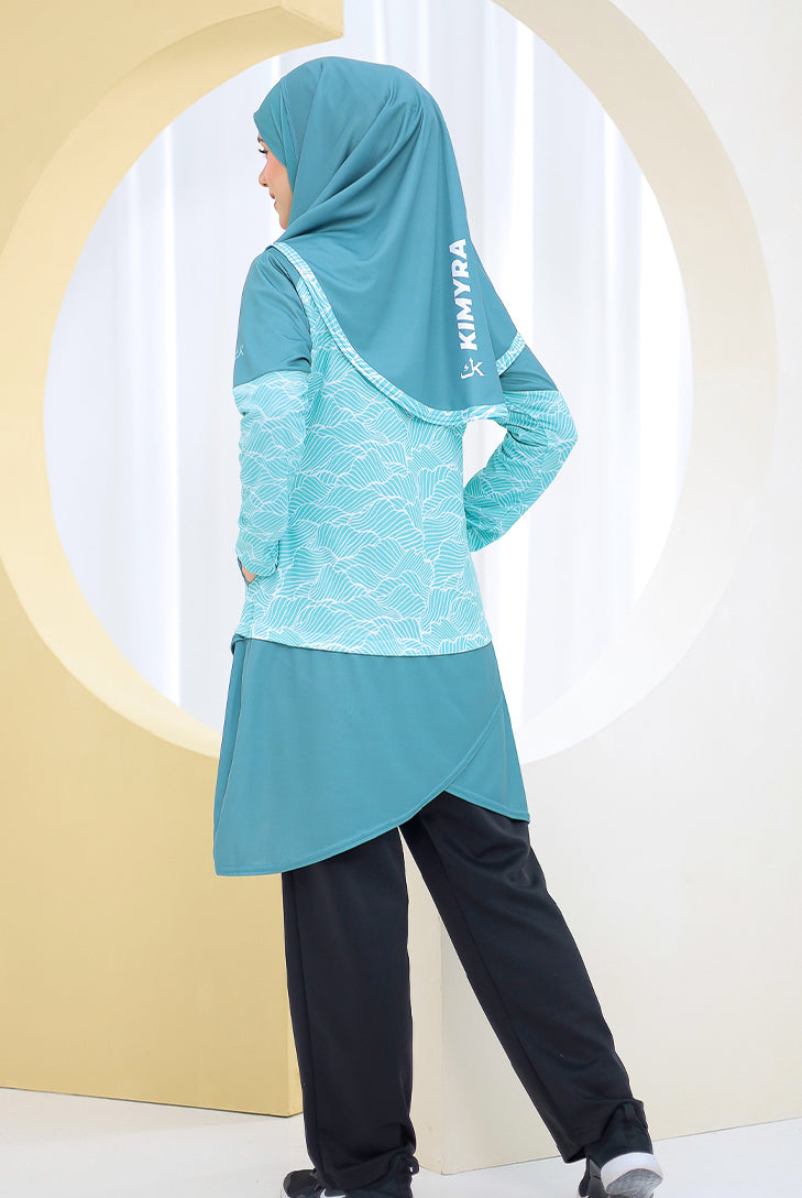 stylish muslimah swimwear with swim hijab