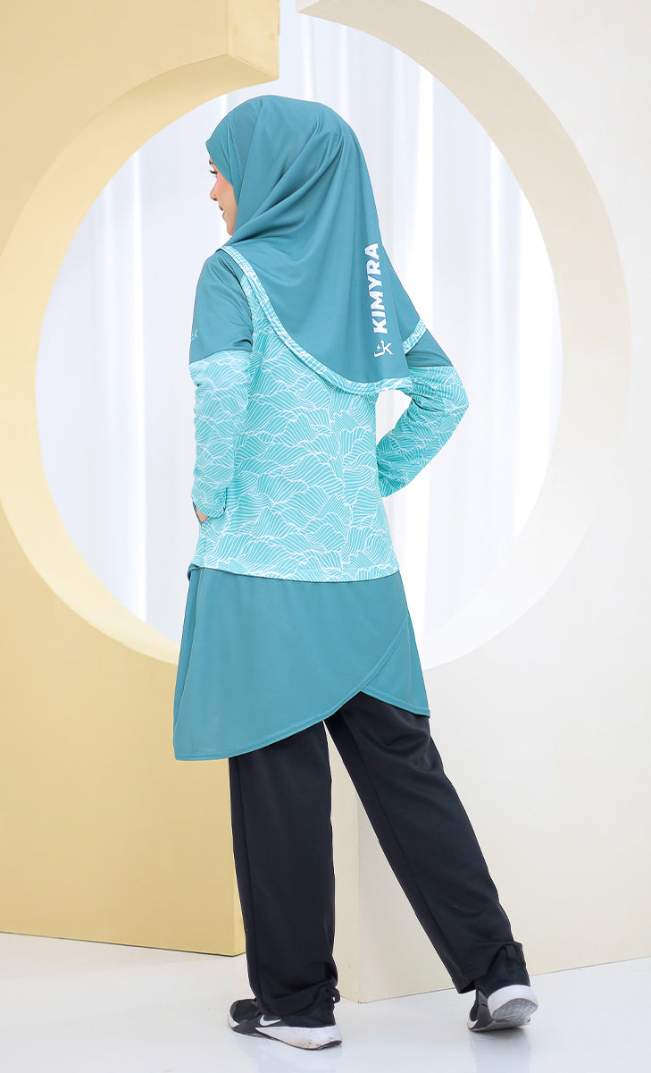 stylish muslimah swimwear with swim hijab