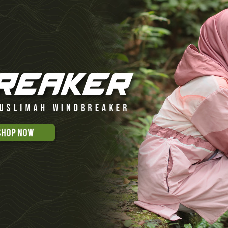 KIMYRA KIMBREAKER - Modest & Muslimah Windbreaker