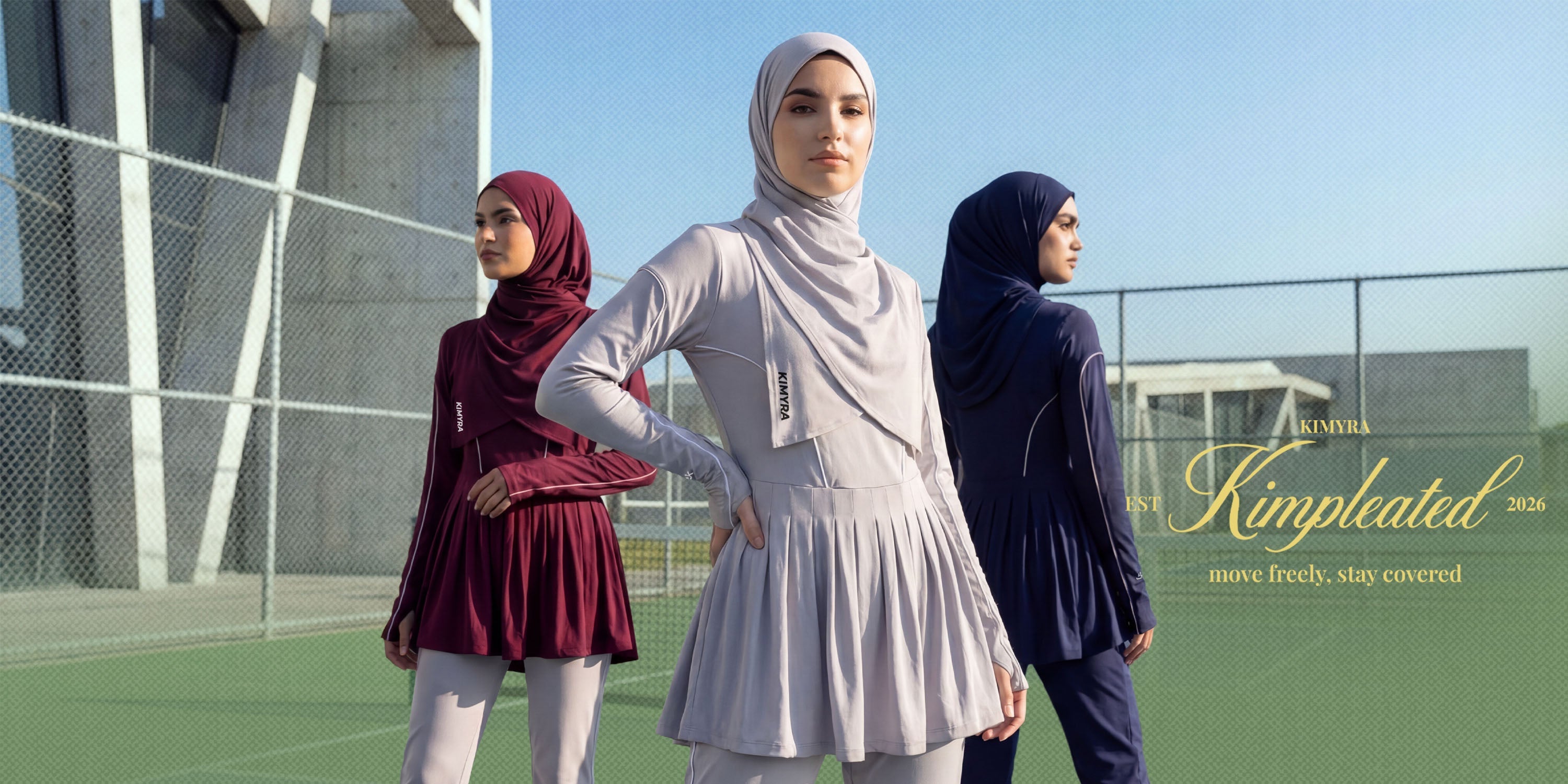 Kimpleated - Modern Modest Muslimah Activewear